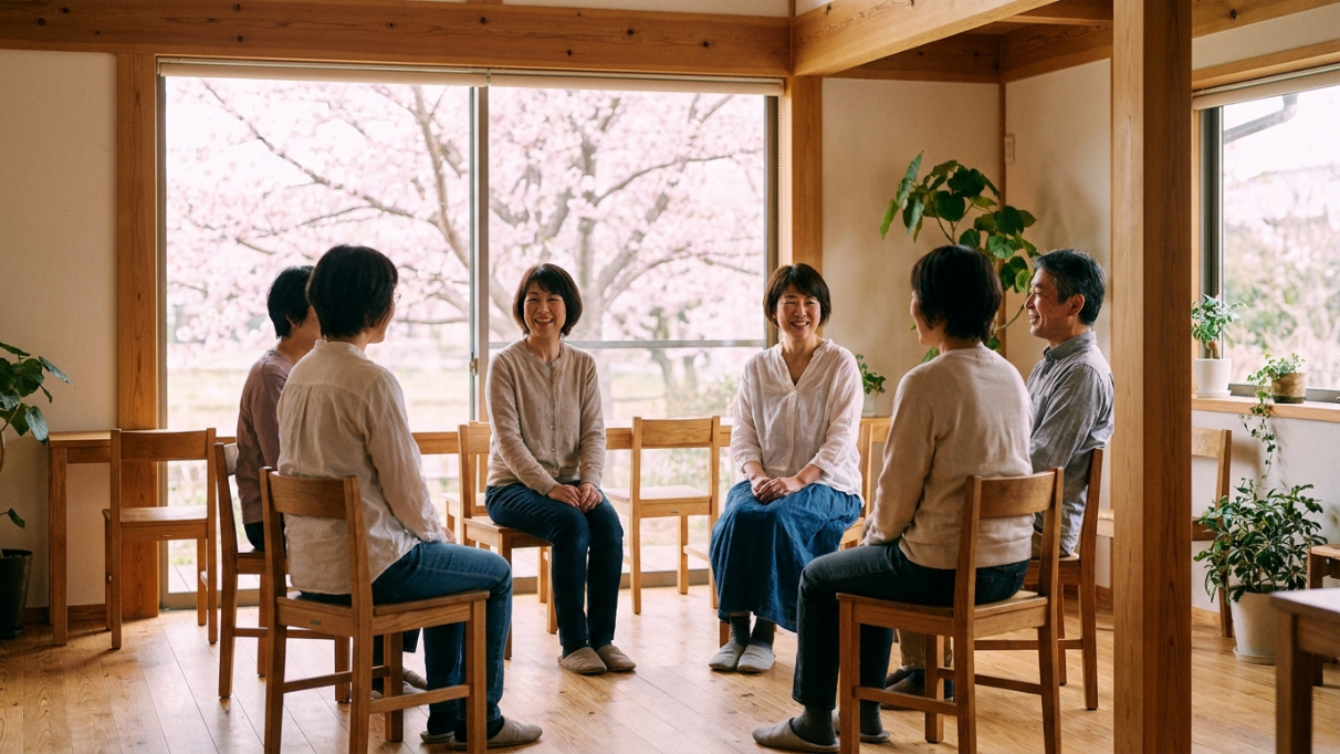 Students in a circle